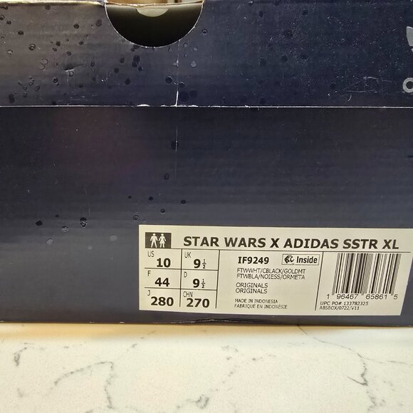 Star Wars x Nanzuka x adidas Originals Superstar XLG IF9249 MENS SIZE 10 NEW - Picture 6 of 16